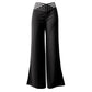 🔥 50% RABATT 👖 Casual byxor med hög midja & vida ben för kvinnor ✨ Lätt, luftig & perfekt för en stilren vardagslook 🌿
