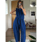 👚👖 Avslappnat randigt set med vida ben