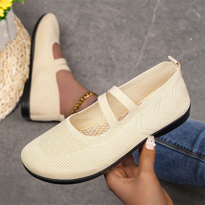 👟 Bekväma andningsbara slip-on skor med bred läst