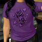 👕🌹 Elegant blåros premium t-shirt