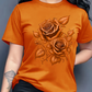 👕🌹 Elegant blåros premium t-shirt