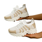👟👟 Höga plattformssneakers i mesh med stötdämpning