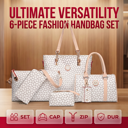👜✨ 6-delat geometriskt mönster handväskeset