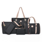 👜✨ 6-delat geometriskt mönster handväskeset
