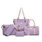 👜✨ 6-delat geometriskt mönster handväskeset