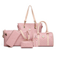 👜✨ 6-delat geometriskt mönster handväskeset