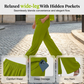 👚👖 Elegant plus size set med V-ring och vida ben