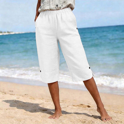 🔥🔥Dame pustende sommer capribukser
