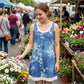 👗🌸 Denimklänning med blommönster