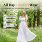 👗🌸 Smockad axelbar tiered sommarklänning