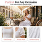 👗🌸 Smockad axelbar tiered sommarklänning