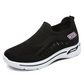 👟🌬️ Andningsbara stickade slip-on promenadskor