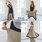 👗✨ Elegant 3-delat set med cardigan, väst och vida ben