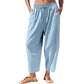 👖🌬️ Lösa byxor med dragsko och fickor