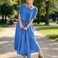 👗🌿 Avslappnat skrynkligt tvådelat set med kjol