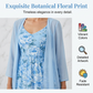 👗👗Elegant todelt blomstermønstret kjolesett for kvinner – det perfekte antrekket til sommerferien✨