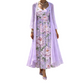 👗👗Elegant todelt blomstermønstret kjolesett for kvinner – det perfekte antrekket til sommerferien✨
