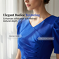 Women's Elegant V-Neck Solid Color Midi Dress