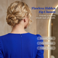 Women's Elegant V-Neck Solid Color Midi Dress