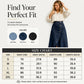 💙👗 Högmidjad asymmetrisk denimkjol