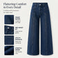 👖Jeans med hög midja och vida ben för damer – smickrande vintage-passform i denim ✨