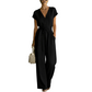 🌿 V-ringad jumpsuit med vida ben och fickor