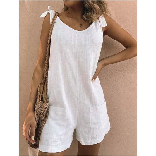 ✨ Mångsidig ärmlös jumpsuit för semester och vardag