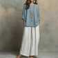 👚👖 Avslappnad topp & vida ben-set