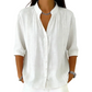 👚🌸 Elegant casual topp med mandarin-krage och prickveck