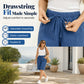 🌿 Bekväma knälånga shorts med elastisk midja och fickor