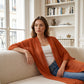🌸 Elegant chiffong-cover-up för strand och semester