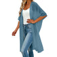 🌸 Elegant chiffong-cover-up för strand och semester