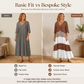 👗🌸 Elegant V-ringad maxiklänning med knappar fram