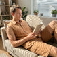 👕🌿 Avslappnat herrset med ärmlös topp och shorts