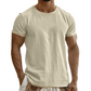 👕🔥 Mångsidig herr-T-shirt med kontrastdetaljer för vardag