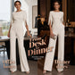 ✨Elegant, smal jumpsuit med pärldekoration