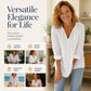 👚✨ Avslappnad blus med V-ringning och mjuk passform