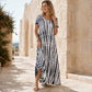 Tidsbegränsad⌛ 👗 Överdimensionerad klänning med levande tie-dye – bekväm och sval för strand och stad