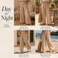 rend just nu⭐ 🎀 Elegant randig ensemble i mjukt tyg – perfekt för resor, dejter och lediga dagar
