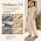 Bästsäljare🔥  Avslappnat set med kortärmad topp och vida ben – elastisk midja för bekväm passform hela dagen