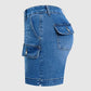 Säsongsstil 🌸Kvinnors lediga jeansshorts med stretch