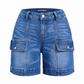 Säsongsstil 🌸Kvinnors lediga jeansshorts med stretch