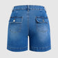 Säsongsstil 🌸Kvinnors lediga jeansshorts med stretch