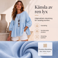 Nyhet✨ 🌺 Lager-på-lager-volangblus med vida ärmar – mjukt fallande och feminin stil