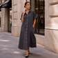 ✨🛍️Nyhet – Löst sittande jeansklänning med knäppning – En tidlös garderobsfavorit för helger eller resor 🍃