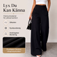 Bästsäljare🔥 👖 Högmidjade vida byxor med sidoknappar – bekväm och elegant för vardagen