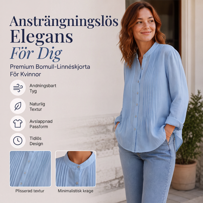 Trend just nu👚 Klassisk kragskjorta med fina veck