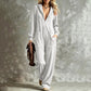 Nyhet✨ 🌸 Ledig hoodiejumpsuit med långa ärmar – perfekt för svala dagar och avkoppling