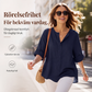 Nyhet✨ 🌸 Mjuk och luftig t-shirt med V-hals – rak passform som smickrar alla storlekar