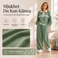 Trend just nu⭐  Mångsidigt set med randig sweatshirt och vida ben – från hemmadag till stadspromenad